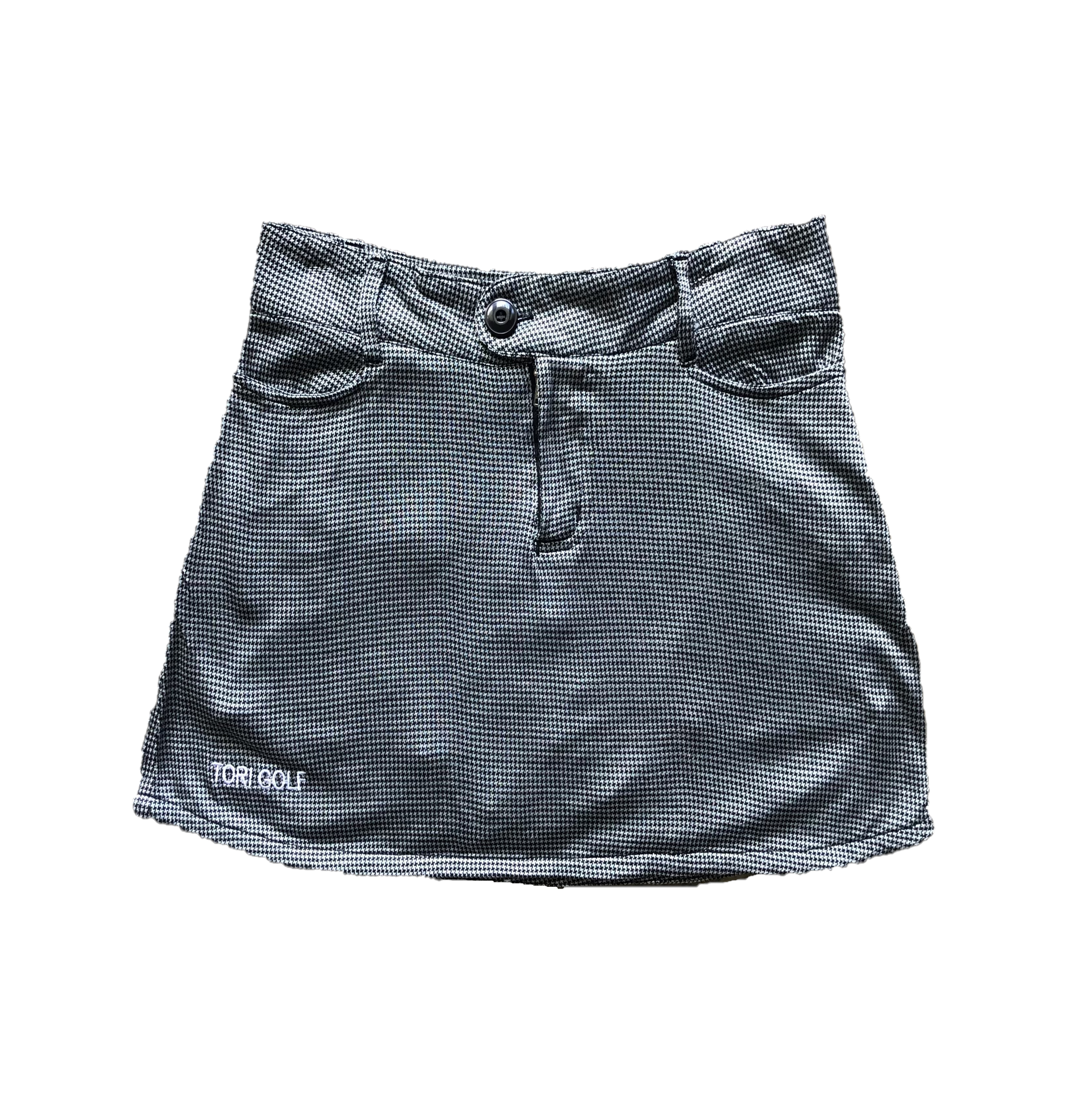 Ladies golf skirt with inner shorts. Women golf skirt with pockets to store golf ball, tees, divot tools and ball marker. Ultra soft feel swings pleated skirt. Quick Drying, UPF, Asian Fit.   