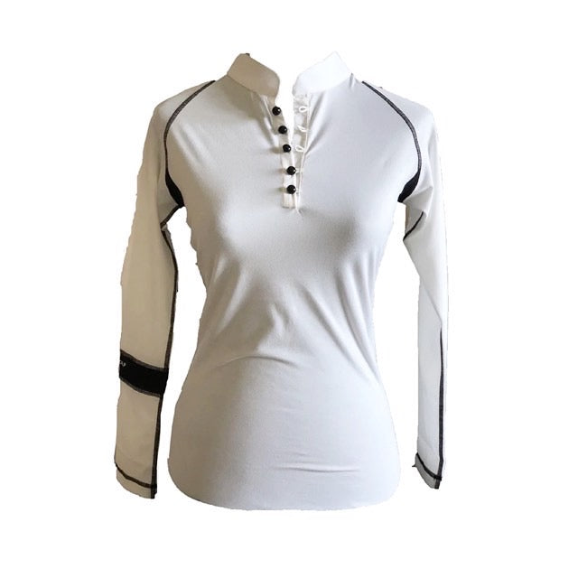 Women's Golf Apparel Golf Wear Ladies Women Long Sleeve Golf Top Women's Long Sleeve Golf Polo, Quick Drying, UPF, Asian Fit.