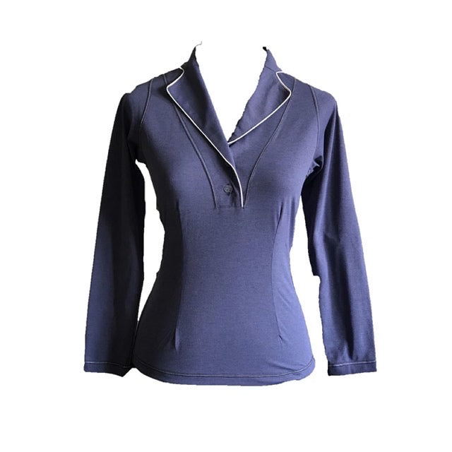 Women's Golf Apparel Golf Wear Ladies Women Long Sleeve Golf Top Women's Long Sleeve Golf Polo, Quick Drying, UPF, Asian Fit.